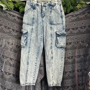 Wild Fable Acid Wash Denim Cargopants